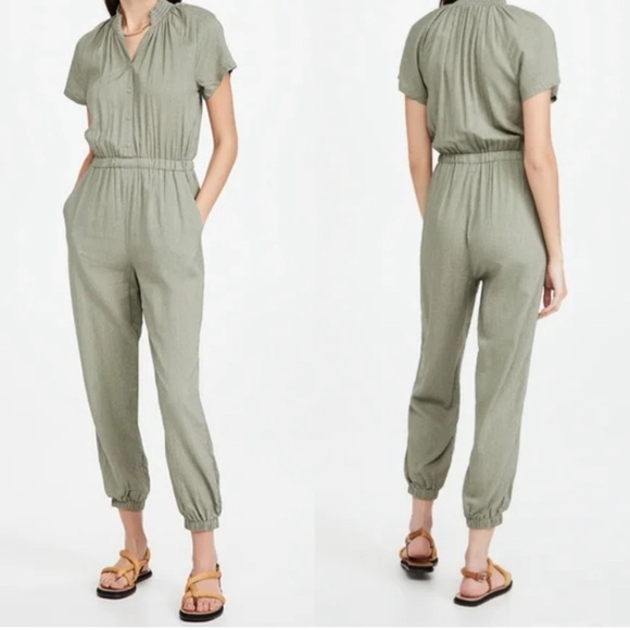 BB Dakota by Steve Madden Pants - BB Dakota by Steve Madden Green Jumpsuit